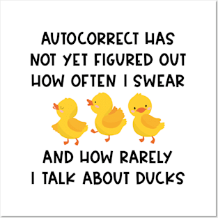Autocorrect Ducks Posters and Art